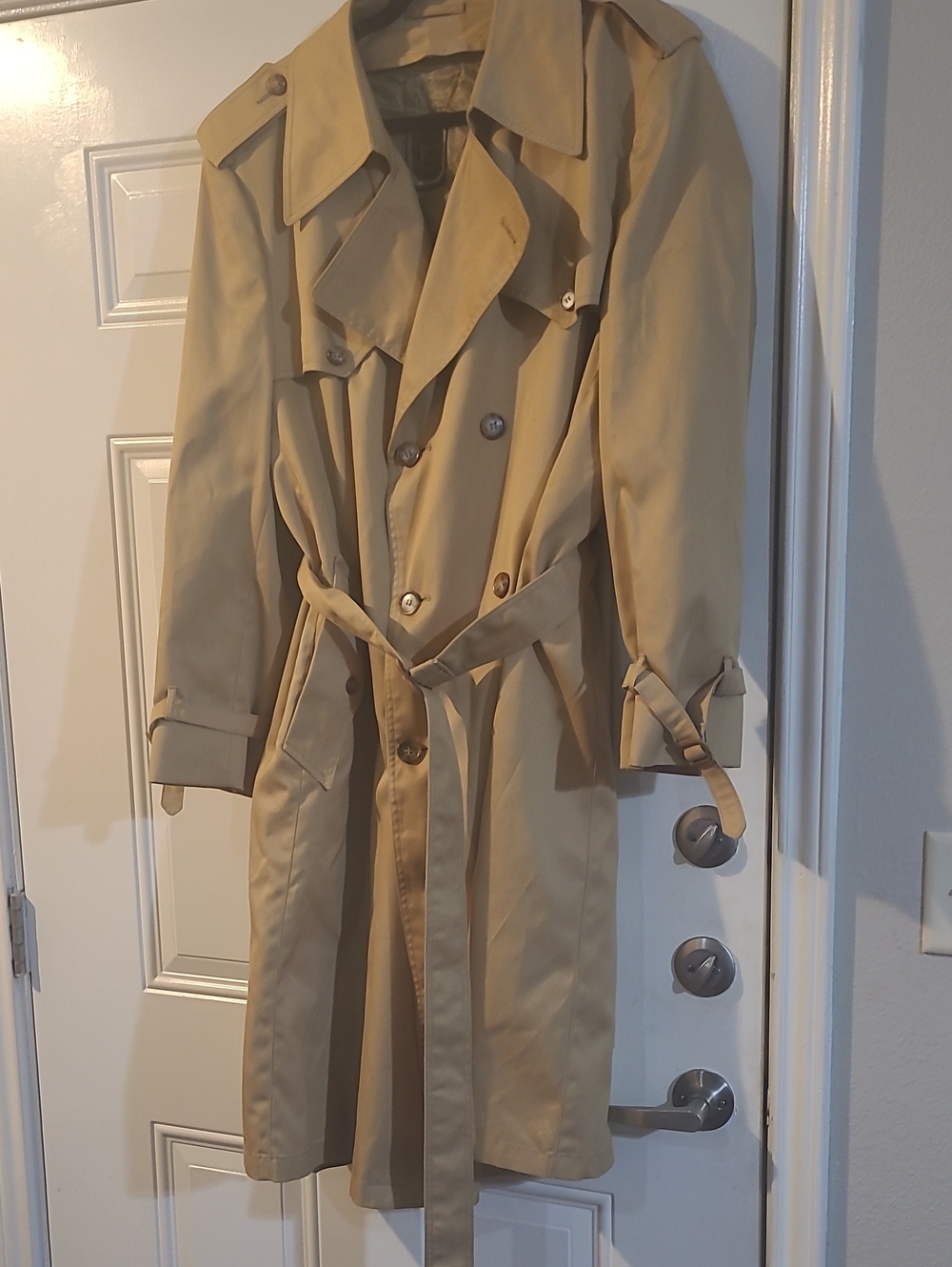 Vintage Christian Dior Trench Coat 46R